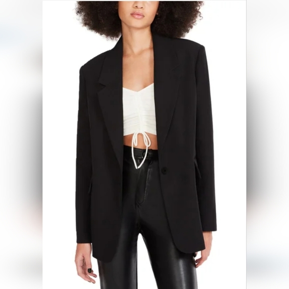 NWT- Steve Madden blazer in black-Medium - Picture 1 of 6